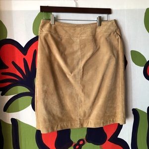 Suede Skirt